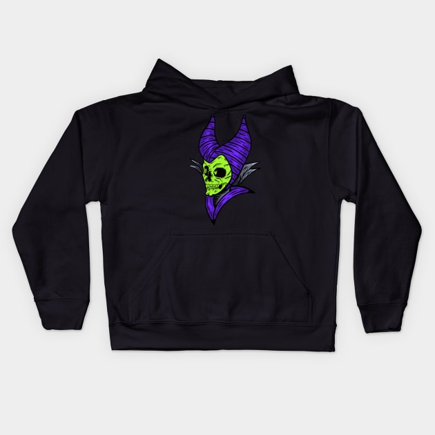 Queen of Darkness Kids Hoodie by ryandraws_stuff